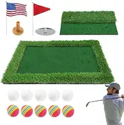 Pool Golf Game Floating - Floating Golf Putting Turf Game Set - Practice Mat for Outdoor, Training Activities for Pool Lake Backyard Swimming Pool