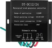Wind Turbine Controller,FO5-12/24V 500W Wind Turbine Generator Controller Waterproof Battery Charging Regulator