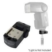 Flash Hot Shoe Mount Adapter Bracket Button Lock with 1/4" Female Thread Tripod
