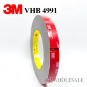 10mm width Gray 3M VHB 4991 Acrylic Foam Double Sided Adheisve Tape 2.3mm thick