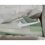 特價款 NIKE AIR FORCE 1 SHADOW 抹茶綠 厚底鞋 增高鞋 滑板鞋 CW2655-001