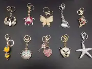 3D keychain Crystal BlingBling Diamond Keychain Key Chains 2 pcs per order