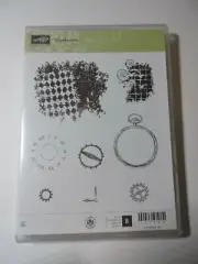 STAMPIN’ UP CLOCKWORKS CLEAR-MOUNT STAMP SET STAMP SET