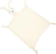 Generic Towel Doll Blanket Soft Blanket for Babies Hooded Towel for Girl Organic Security Blanket for Babies Newborn Soft Soothing Blanket Bunny Blanket White Gauze