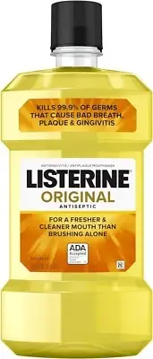 Listerine Antiseptic/Antiplaque Mouthwash, Original 1L 312547701525VL