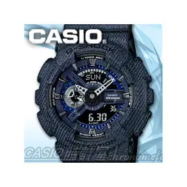 CASIO 時計屋 卡西歐手錶 G-SHOCK GA-110DC-1A 男錶 橡膠錶帶 抗磁 耐衝擊構造 世界時間