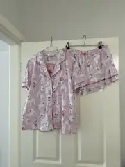 Peter Alexander Ladies Pyjama Set Dogs Pink Large