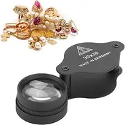 30X Foldable Portable Magnifier Eye Loupe Magnifying Glass,Pocket Mini Magnifier Glass Folding Magnifying Lenses,for Gems, Jewelry, Coins and Trichomes