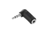 3.5mm Stereo Male to Female Right Angle Audio Adaptor Headphone Jack