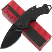 Kershaw Black Handle Shuffle Linerlock Pocket Knife KS8700BLK Multi Function