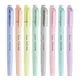 Pentel FITLINE雙頭螢光筆(粉彩色系)-SLW11P