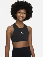 Jordan Jumpman Kids Girls Black Sports Bra 45B628-023