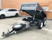 8x5 ELECTRIC HYDRAULIC RAM TIPPING TRAILER 2T ATM