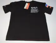 Heron Preston NASA T-Shirt Black Size XL Short Sleeve Tee NWT Italy