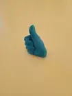 Finch Berry Vegan Artisan Soap Blue thumbs up hand artistic ocean fresh bath