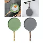 Nonstick Crepe Pan Griddle Pan Crepe Makers Pan Round Flat Skillet Dosa Pan for