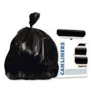 Heritage X8647AK 56 gal. 1.5 mil 43" x 47" Can Liners - Black (100/CT) New