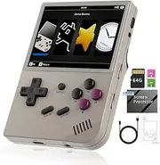 2024 New RG35XX Handheld Game Console 3.5" IPS Retro Games Consoles Classic Emulator Hand-held Gaming Console Preinstalled 64GB 5515 Video Games Linux System Support HDMI TV Output