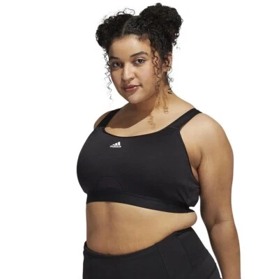 Adidas | Women's TLRD Move High Support Sports Bra Plus Size, Black, Size 1X