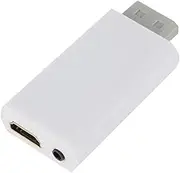 WII to HDMI Converter Full HD 1080P Wii 2 3.5mm Audio for PC HDTV Monitor Display to Adapterr (Color : As Shown Size : One Size)