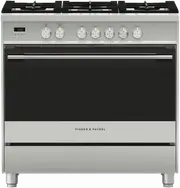 Fisher & Paykel 90cm Dual Fuel Freestanding Cooker SS - OR90SCG1X1