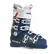 New $700 Women's Tecnica Mach1 MV 95 w Ski boots Blue USA Size 9.5 Mondo 26.5