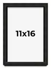 11x16 Shadow Box Black Rustic Barnwood Display Frame | 1.125 Inch Deep | 0.875