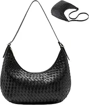 [YONGLEE ARTEE] Shoulder Bag Handbag for Women Crossbody Tote Bags Woven Purse Clutch Women's Medium Underarm Hobo With Pocket Large
