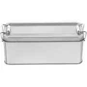 Tinplate Candy Box Metal Container with Lid Holiday Cookie Containers