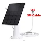 10W 3M Solar Panel for Ring Spotlight Stick Up Cam Plus Security Camera Charger