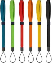 Wrist Lanyard Strap String 6 Pack Flashlight Lanyard Wrist Strap for USB Flash Drives Keys Braided Flat Lanyard Cameras Keychain Cellphone Water Bottle Badge Holders