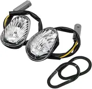 Motorcycle Indicators Flowing Turn Signal Lights LED Turn Signal Light Indicator Lamp For YA&MA&HA YZF R1 R6 R6S Motorcycle accessories(Clear)