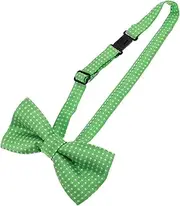 [LIFKOME] Green Children's Bow Tie Pre-tied Bowknot Patrick's Day Accessories Party Bow Tie