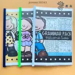 優選熱賣🍀 ENGLISH GRAMMAR 1ST 2ND 國小一二年級英文文法A4練習單作業紙 英文文法趣味學英