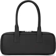 STAUD The Dude Leather Shoulder Bag in Black at Nordstrom One Size