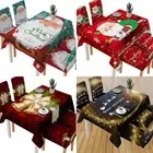 Christmas Tablecloth Table Rectangle Cover Xmas Party Home Decoration