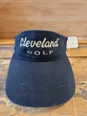 NWT Cleveland Golf Visor/hat Blue Premium Accessories Adjustable Mens