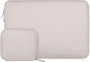[MOSISO] Laptop Case 13.3 inch, 13-13.3 inch Laptop Sleeve Bag Compatible with MacBook Air/Pro 13 / Pro 14, HP Dell ASUS Lenovo Notebook, Neoprene Computer Sleeve Bag with Small Case, Rock Gray