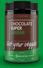 The Man Shake 2 X CHOCOLATE SUPER GREENS FREE SHIPPING