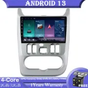 9"Android 13 Car Radio Stereo Carplay GPS SATNav for Renault Logan Sandero 09-15