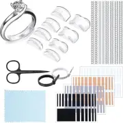 Ring Size Adjuster Kit for Women & Men Includes Transparent-Totals 104 pieces
