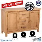 Wooden Large Sideboard Buffet Display Table Cabinet Cupboard w/ Storage Drawers