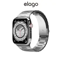 在飛比找Yahoo奇摩拍賣-7-11運費0元優惠優惠-森尼3C-[ELAGO] APPLE WATCH 金屬錶帶 