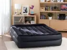 Intex Air Mattress Inflatable Dura-Beam Mid-Rise Queen H42cm with Electric Pump