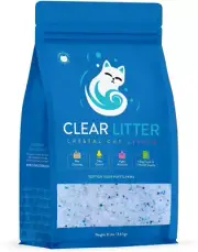 Cat Litter Premium Lightweight Non-Clumping Dust-Free Crystals Fresh Odor Pretty