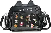 [ZAROXOXS] Kawaii Ita Bag Backpack Crossbody Bag Cat Shoulder Bags Multi-Purpose Pin Display with Insert