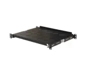Sliding Server Shelf 1U 19" 4 Post Rack Mount Adjustable 14" - 17" 40lb Capacity
