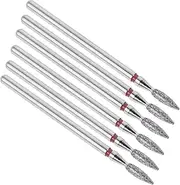 DECOMELODY Professional Nail Drill Bits Set 6 Pieces Buffing Block for Manicure Nail Art