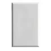 HPM Excel Blank Plate White