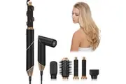 Foldable Auto Hair Wrap Styler,Hair Curler Dryer Brush for Hair Styling,Automatic Electric Hot Air Hair Blow Dryer Brush Set